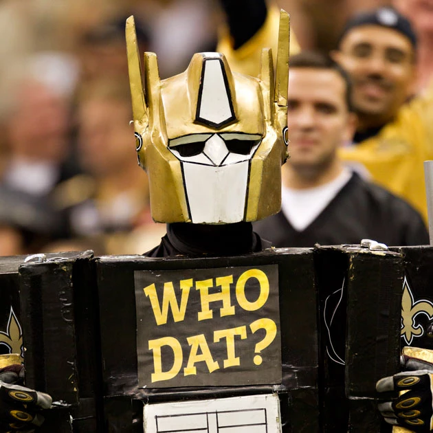 New Orleans Saints fan New Orleans Saints fan