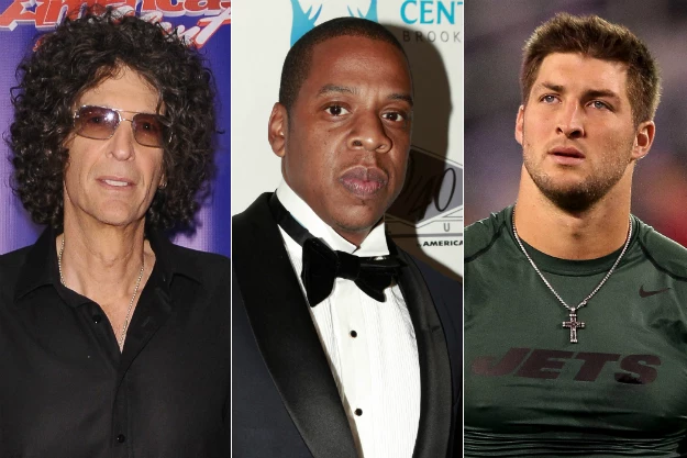 Howard Stern, Jay-Z and Tim Tebow all made AskMen's list of Top 49 Men of 2012. Howard Stern, Jay-Z and Tim Tebow all made AskMen's list of Top 49 Men of 2012.