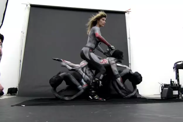 Naked Painted Motorcycle Yoga Naked Painted Motorcycle Yoga