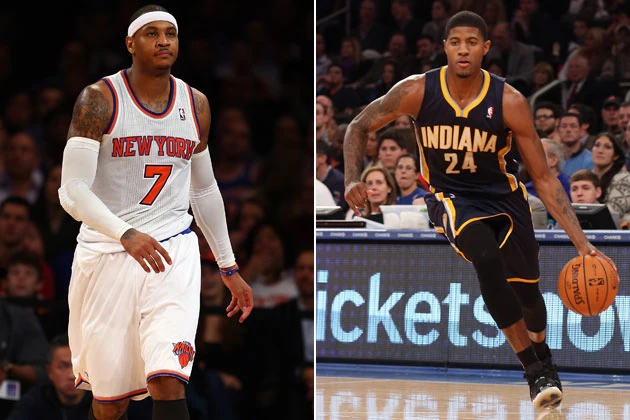 Carmelo Anthony, Paul George Carmelo Anthony, Paul George