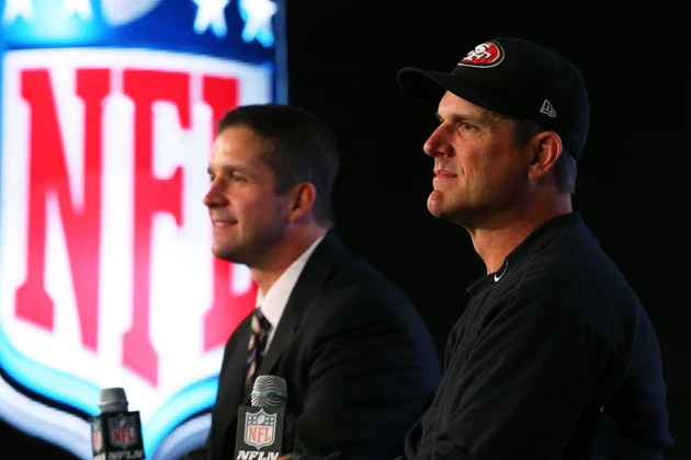 Harbaugh brothers press conference Harbaugh brothers press conference