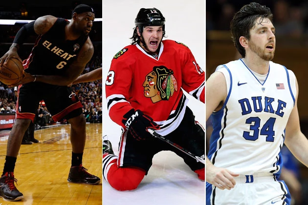 Heat, Blackhawks, Blue Devils Heat, Blackhawks, Blue Devils