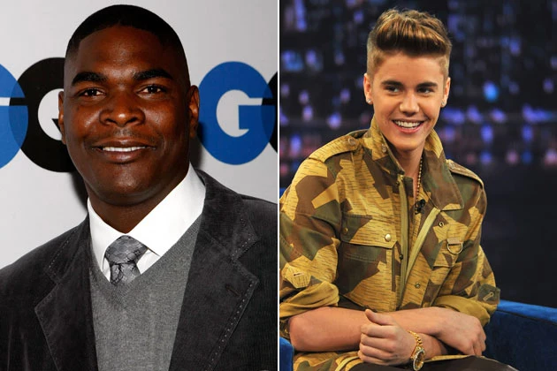 Keyshawn Johnson, Justin Bieber Keyshawn Johnson, Justin Bieber